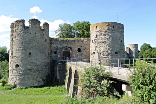 археология, раскопки, крепость Капорье, печать